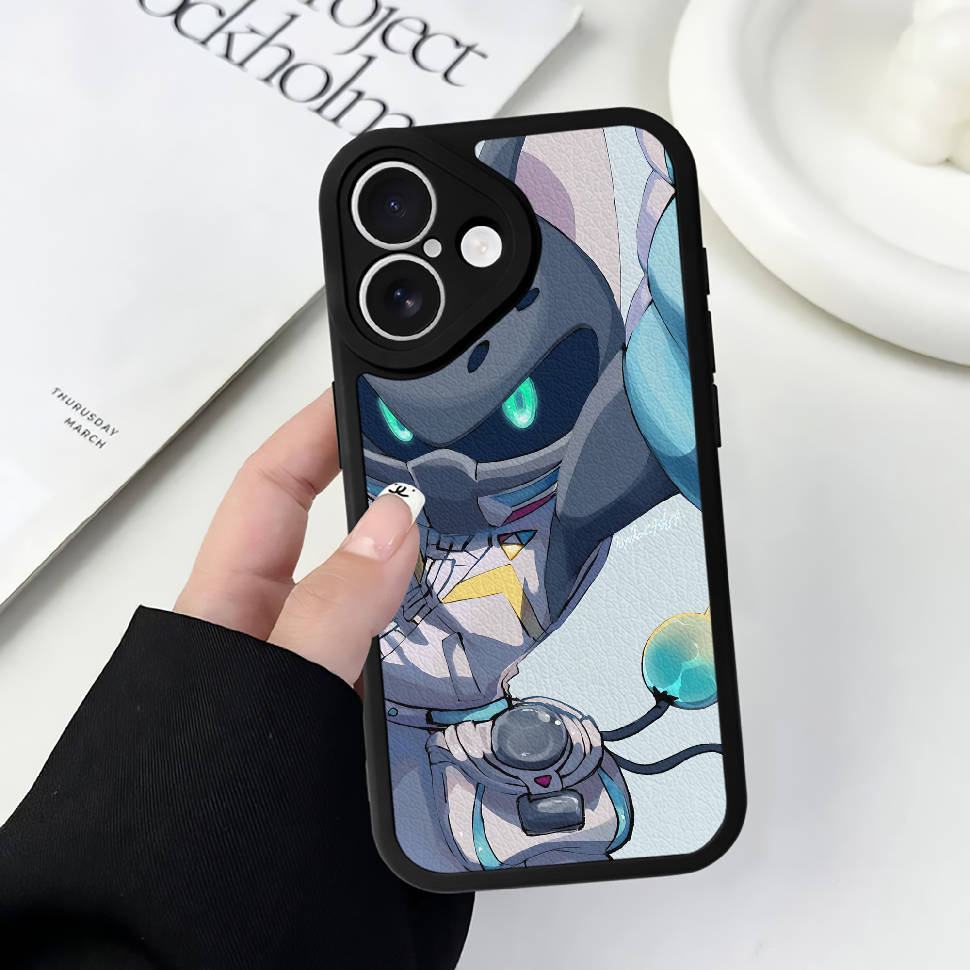 （画像用） 妖怪ウォッチ Yo-kai Watch 【iPhone 16シリーズ対応】シリコンスマホケース（レザー調） 材質：シリコン